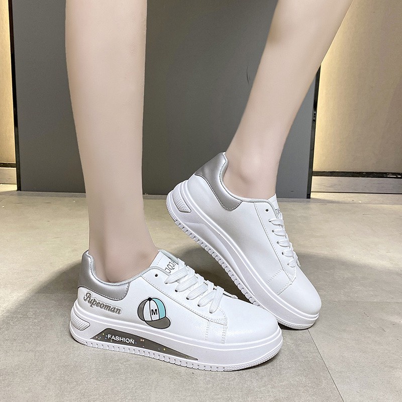 Giày thể thao nữ fashion 4p phối màu icon nón siêu xinh - TT380