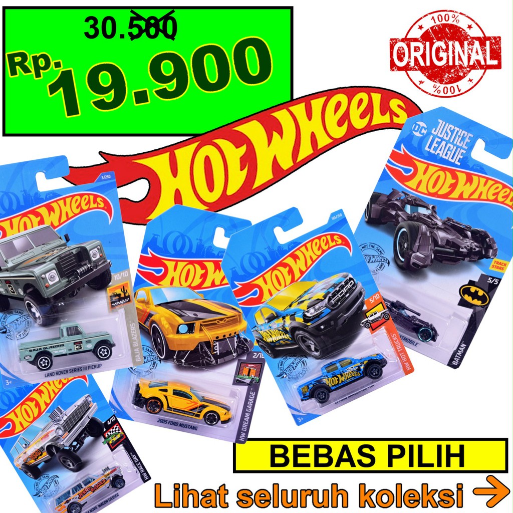 HOT WHEELS Xe Đồ Chơi Hotwheels Can Choose