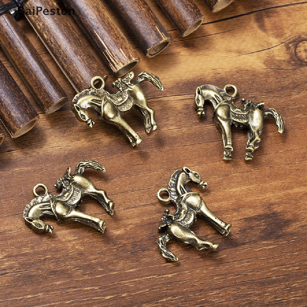 Móc Khóa Hình Động Vật Bằng Đồng Thau Phong Cách Vintage