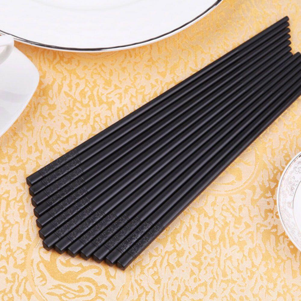 Đũa Ăn Sushi Cán Dài Màu Đen Phong Cách Nhật Bản