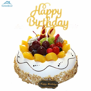 Phụ Kiện Trang Trí Bánh Kem Chữ Happy Birthday Rm0.99