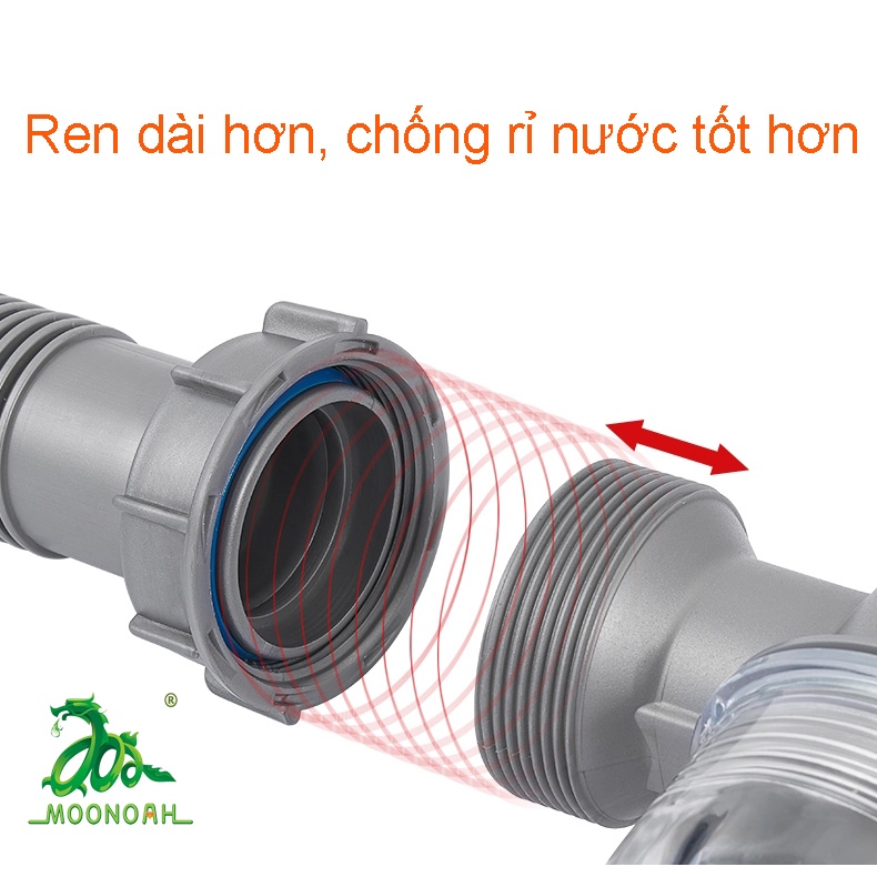 xiphong chậu rửa chén bát [LOẠI 1], 1 thoát tràn,độ cao 2 đáy lệch nhau, không kèm van nối nước thải RO