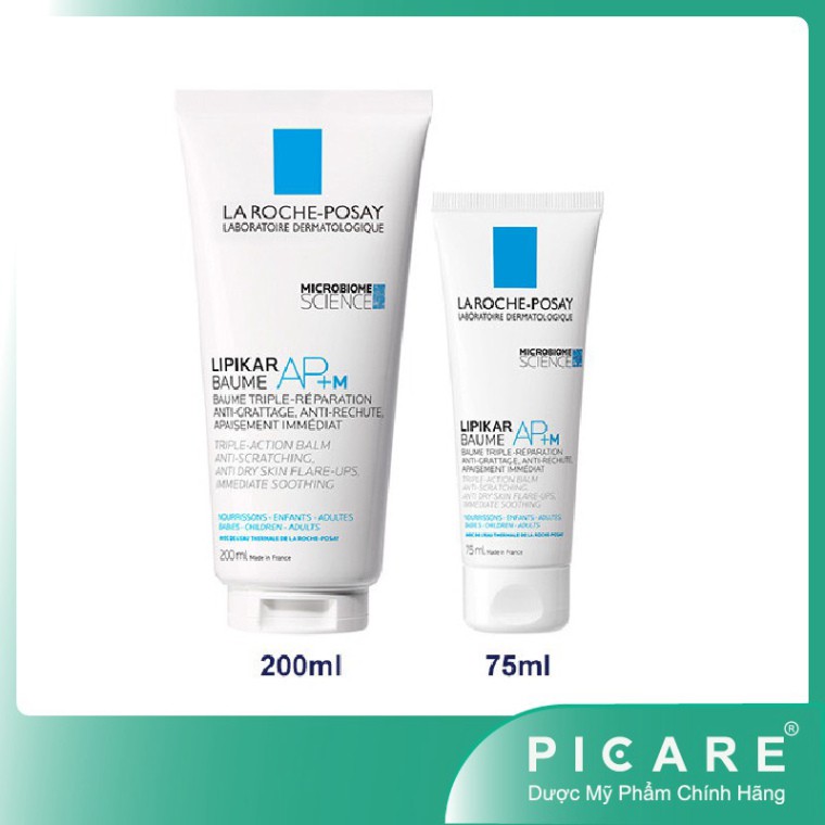 [CHÍNH HÃNG] La Roche Posay Kem Dưỡng Giảm Ngứa Cấp Ẩm Cho Da Khô Đến Rất Khô Lipikar Baume AP+ (75ml - 200ml)