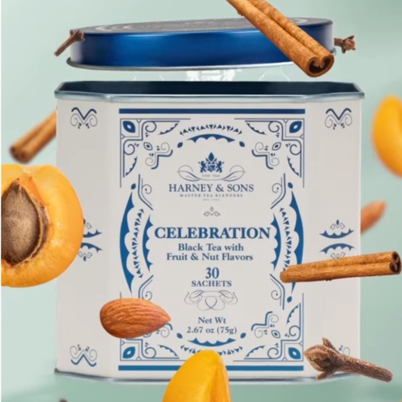 [hàng Mỹ date 2023]Trà đen Harney and Sons hương quả hạt, vanilla đậu khấu, bánh mì gừng, cam quế