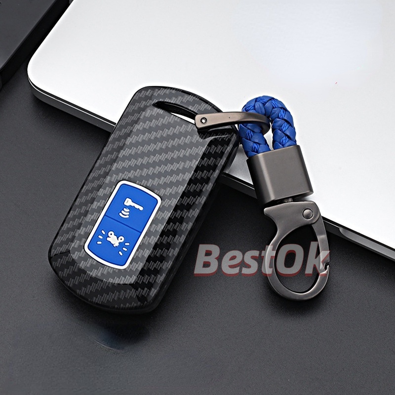 Vỏ Bảo Vệ Chìa Khóa Điều Khiển Từ Xa Bằng Sợi Carbon Cho Xe Hơi Honda Lodi Airblade 150 Click 150