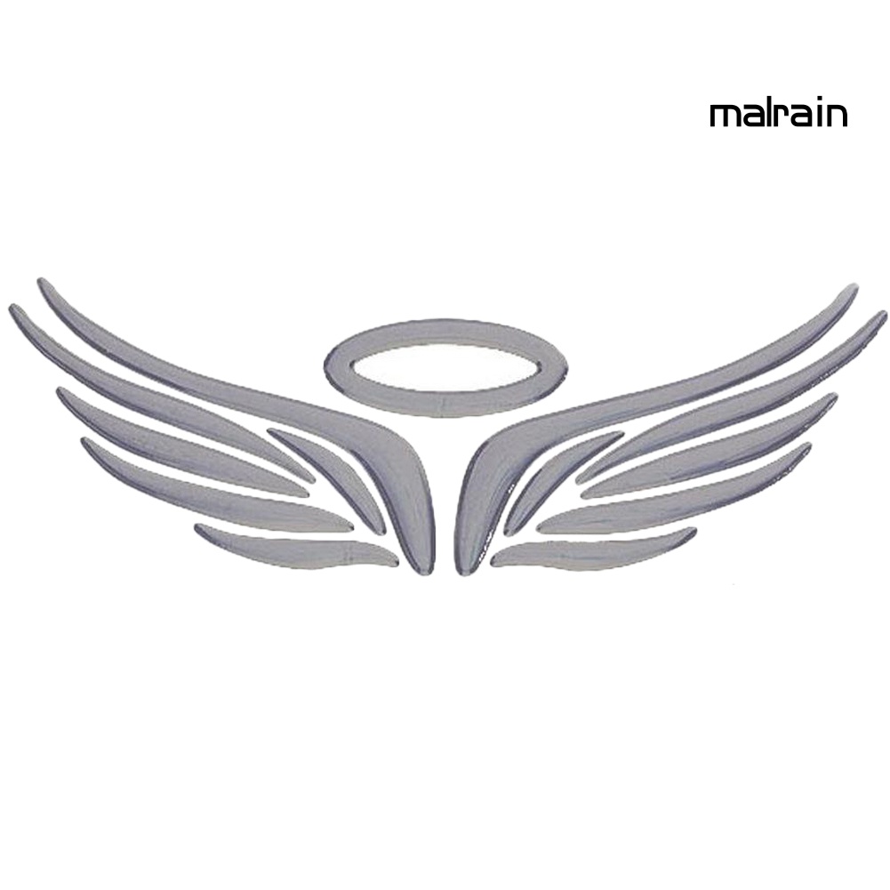 Miếng Dán Trang Trí Xe Hơi Hình Đôi Cánh Thiên Thần 3D Độc Đáo