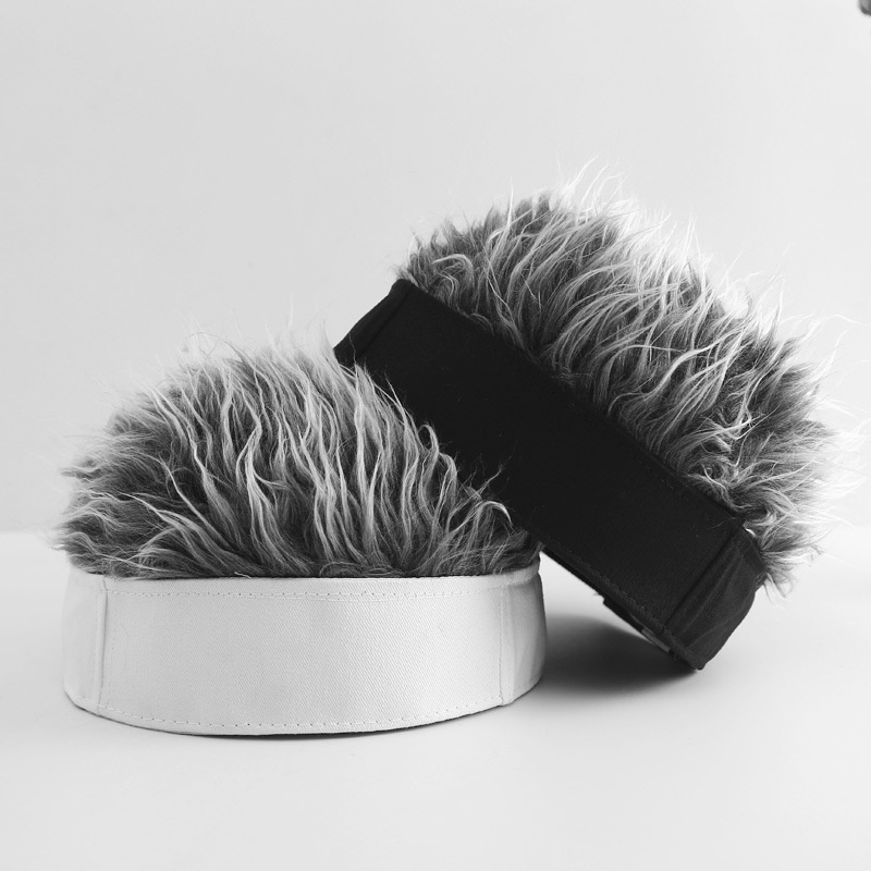 Mũ Trùm Đầu Gắn Tóc Giả Ngắn Phong Cách Hip Hop Trung Hoa