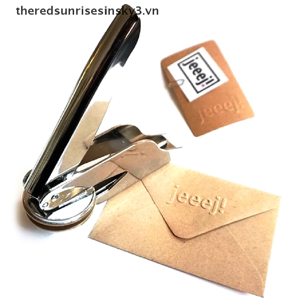 Con dấu dập nổi logo tùy chỉnh tiện lợi