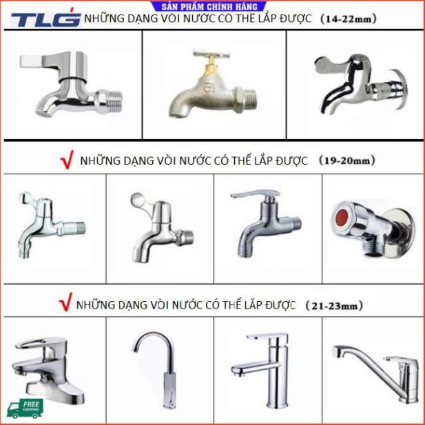 💎TLG💎 Bộ dây vòi xịt nước rửa xe, tưới cây, tăng áp 3 lần, loại 3m, 5m 206236 đầu đồng,cút,nối nhựa vàng+ tặng đai