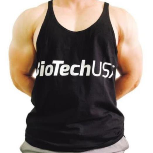 [GIÁ TỐT NHẤT] Áo Tank Top Ba Lỗ Chính Hãng Biotech Hàng Authentic - Áo Ba Lỗ Gymer