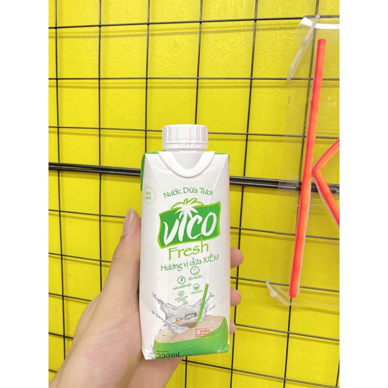 Nước dừa tươi Vico Fresh hộp 330ml