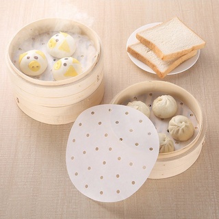 100 tờ giấy nến cho nồi chiên không dầu - giấy nến đục lỗ chống dính size 23cm (GN23)
