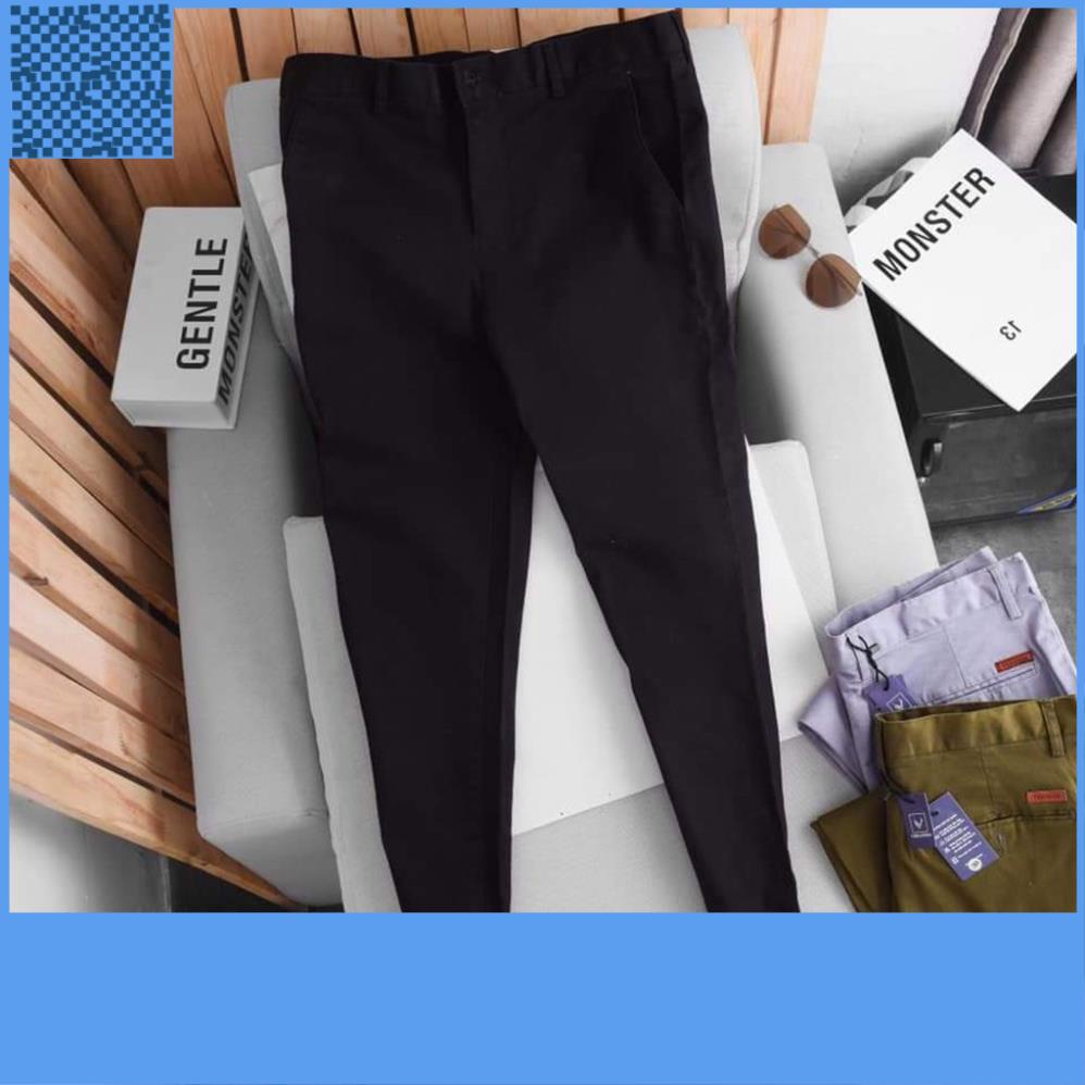 Quần kaki nam co giãn hàn quốc Veratino ống côn ôm dáng đẹp