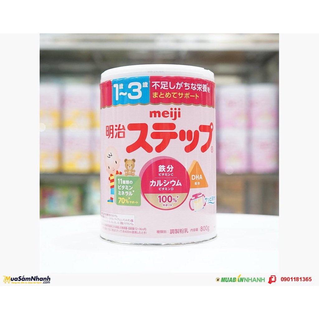 Sữa Meiji số 9 nội địa Nhật 800g cho bé 1 - 3 tuổi - Riobaby