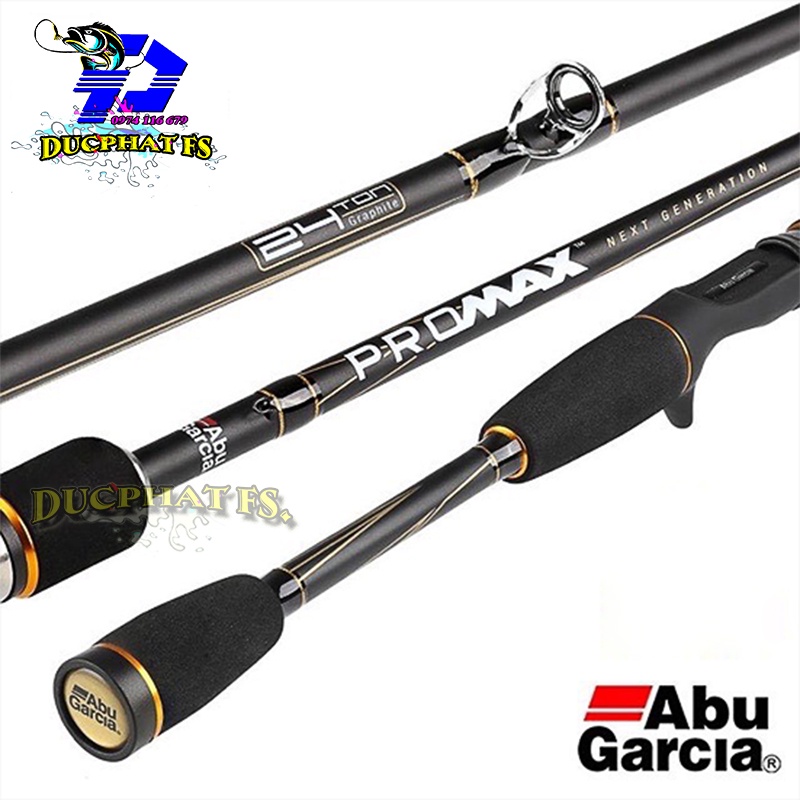 Cần Câu Lure Abu Promax Máy ngang 702MH - Siêu nhẹ 137g - Carbon.