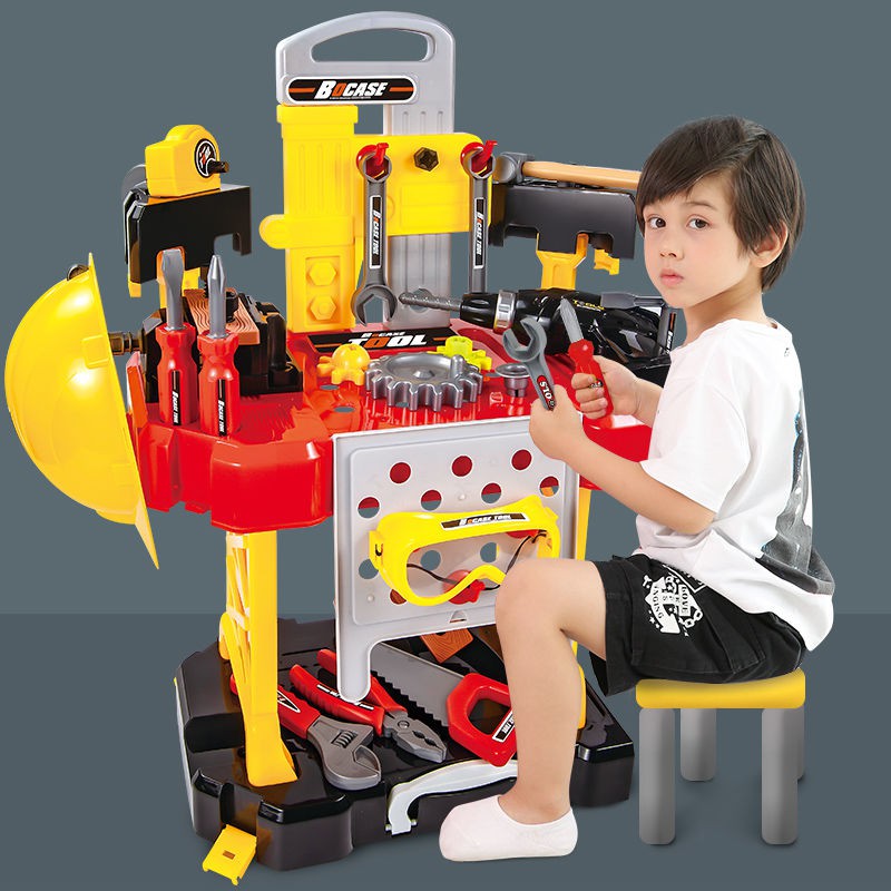 Bộ dụng cụ sửa chữa trẻ em, bộ đồ chơi giáo dục, vít vặn điện, trạm sửa chữa bé trai, tháo lắp, tháo lắp và đồ chơi hạt