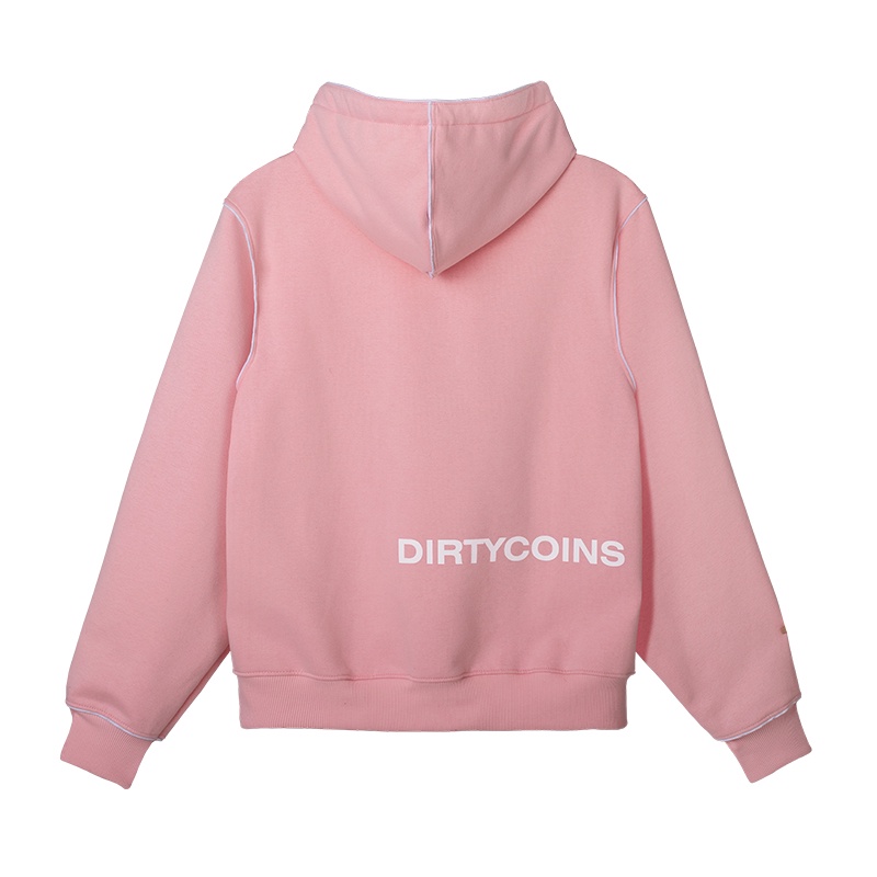 Áo khoác DirtyCoins Basic Zipped Hoodie - Pink