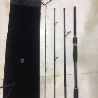 Cần câu lure 4 khúc 100% carbon hàng siêu đỉnh