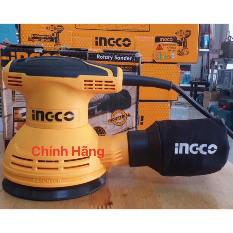 INGCO Máy chà nhám tròn 320W RS3208 (Cam kết Chính Hãng 100%)