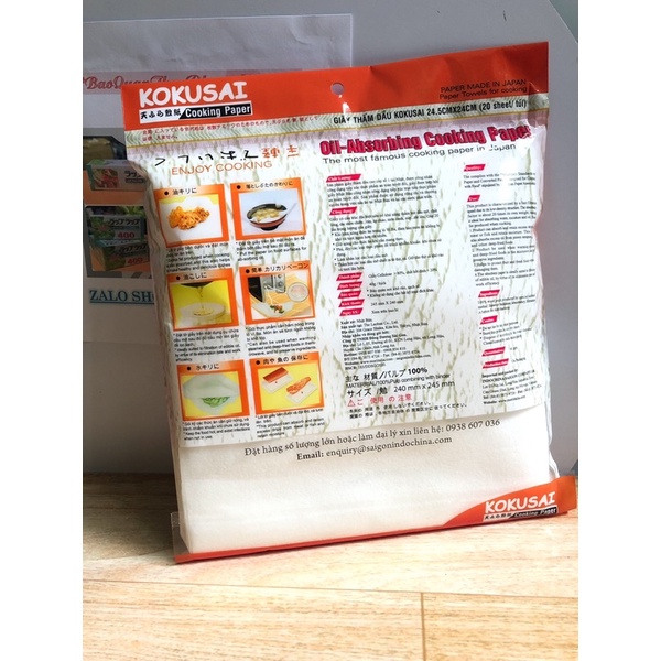 ❤️❤️  Giấy Thấm Dầu Kokusai  – GTDD00004596