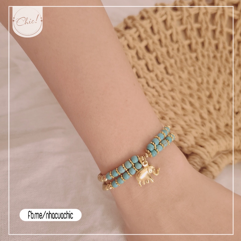 Vòng tay boho - hình voi