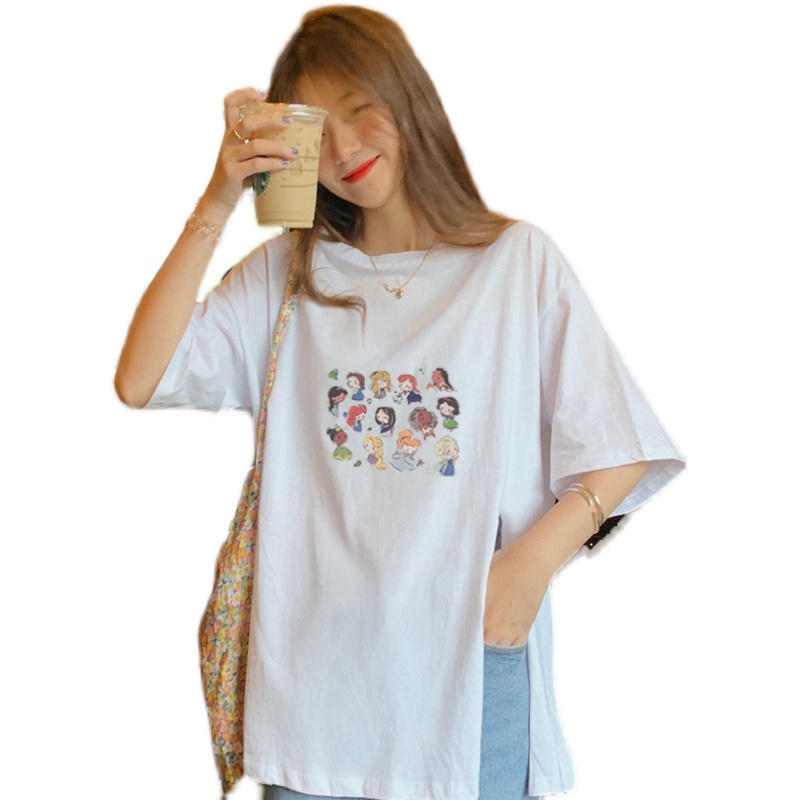 Áo Thun Ngắn Tay Dáng Rộng Thời Trang Dành Cho Nữ