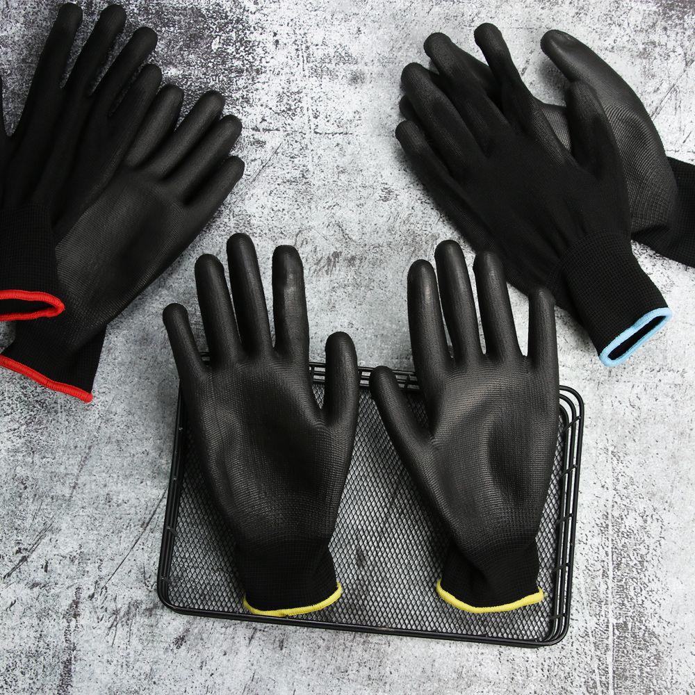 EUTUS Set 1 / 6 Đôi Găng Tay Làm Việc Bằng Da PU Polyurethane Chống Tĩnh Điện