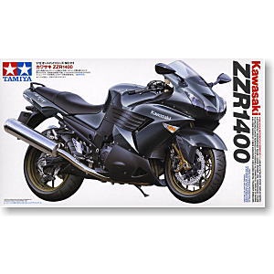 MÔ HÌNH LẮP RÁP XE MÔ TÔ 1/12 SCALE KAWASAKI ZZR 1400 14111 Tamiya