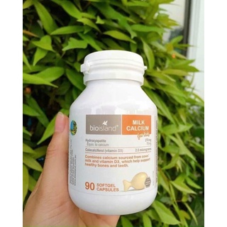  TPBS Bioisland Milk Calcium cho bé từ 6m+ (canxi milk)