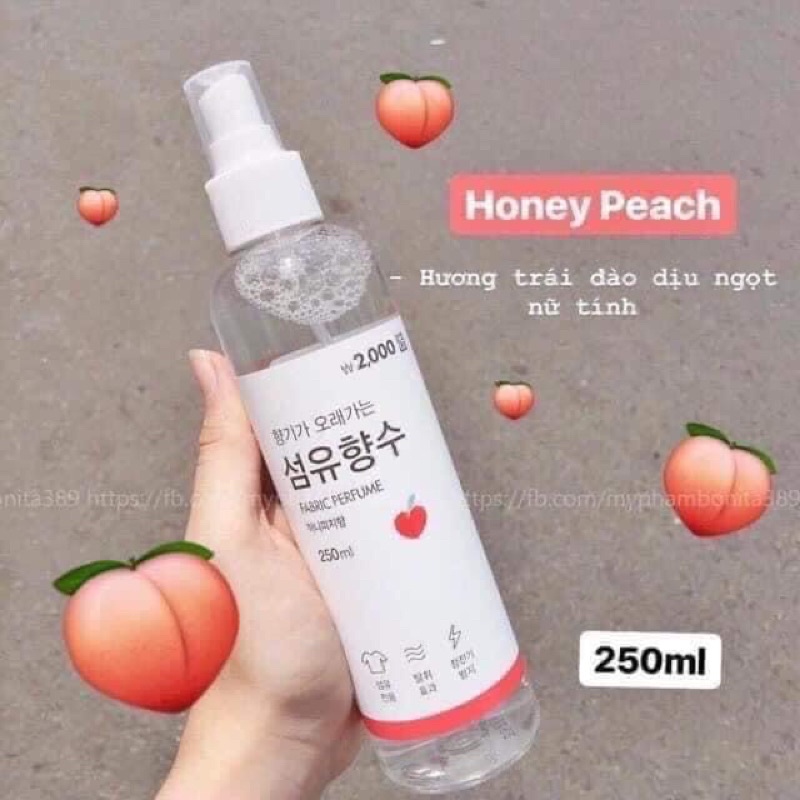 [Chính hãng] Xịt Thơm Quần Áo Quốc Dân Fabric Perfume Hàn Quốc 250ml