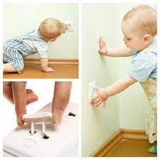 Combo 10 nút bịt ổ cằm điện 2 chấu chống giật an toàn cho bé Store4girls