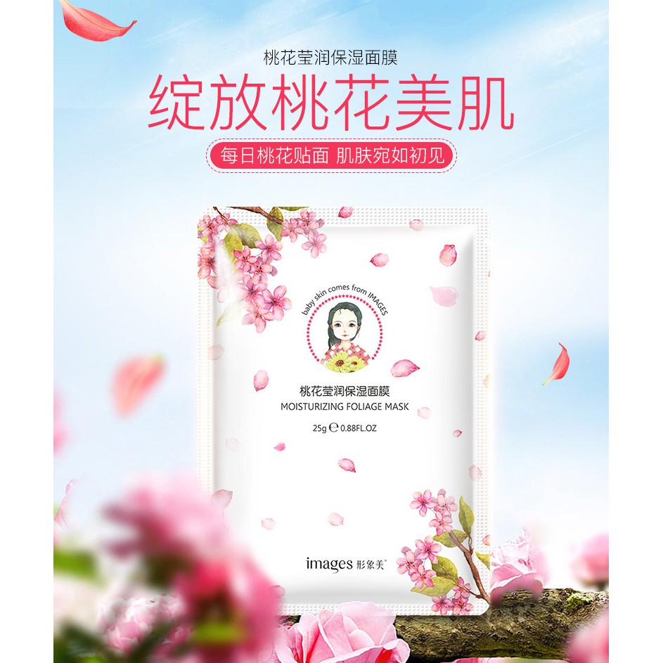 [RẺ VÔ ĐỊCH] Mặt nạ giấy dưỡng da mụn cấp ẩm thải độc trà xanh và hoa anh đào Images | WebRaoVat - webraovat.net.vn