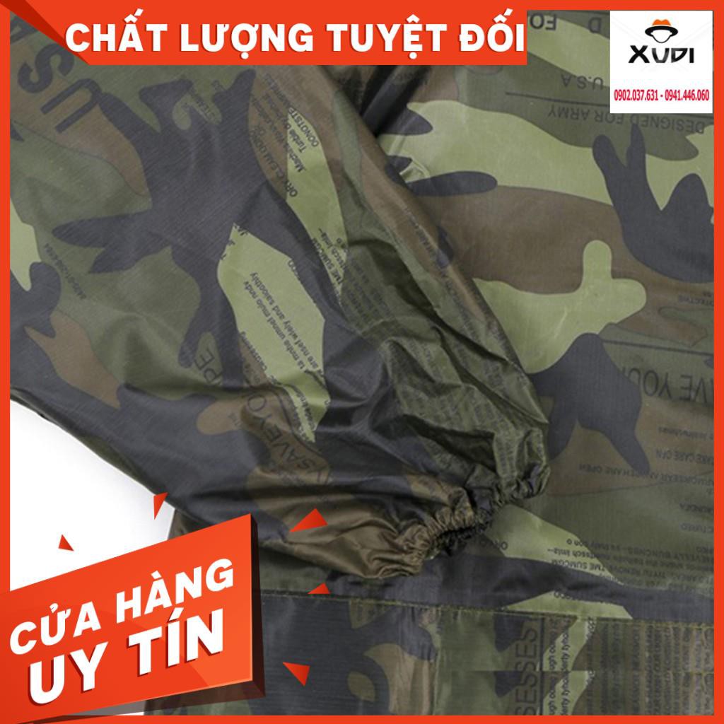 Bộ Áo Mưa Vải Dù Cao Cấp 2 Lớp Size XXL Chống Thấm