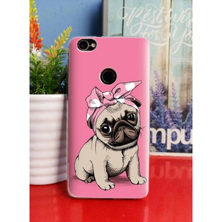 Ốp lưng Mobiistar Zumbo S2 pug nền hồng 02