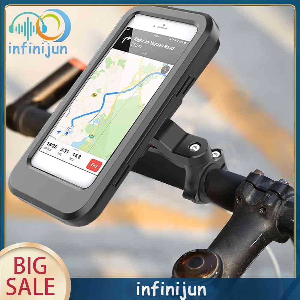 Giá Đỡ ĐiệN ThoạI ChốNg NướC GắN Tay CầM Xe ĐạP TiệN DụNg