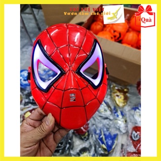 Mặt Nạ Hoá Trang Halloween Người Nhện Spiderman, Iron man, Captain America, Batman, Anime, Cáo, Đèn Led TRITUEVIET