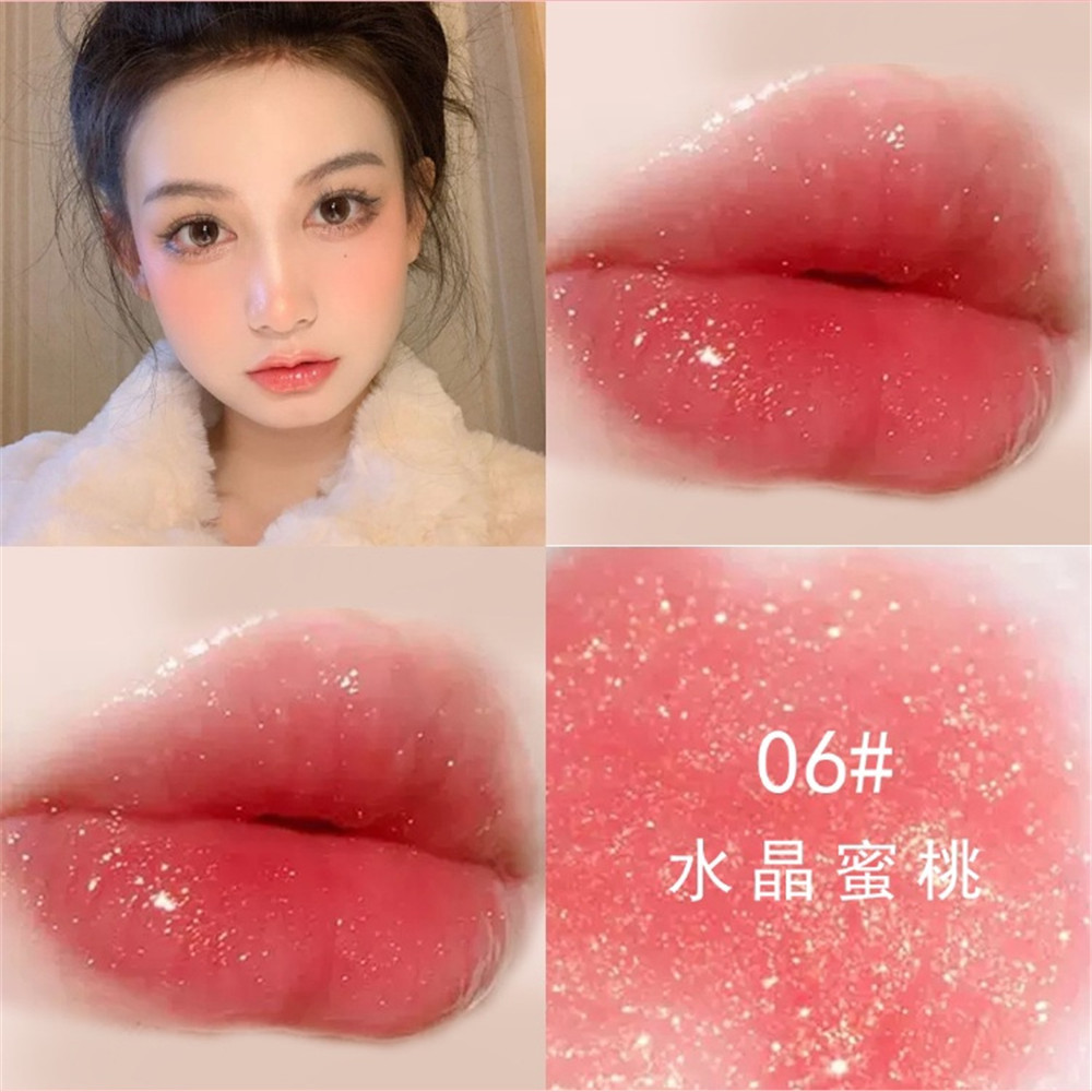 [Hàng mới về] Son môi có nhũ ánh ngọc trai lấp lánh dưỡng ẩm chống nước kích thước