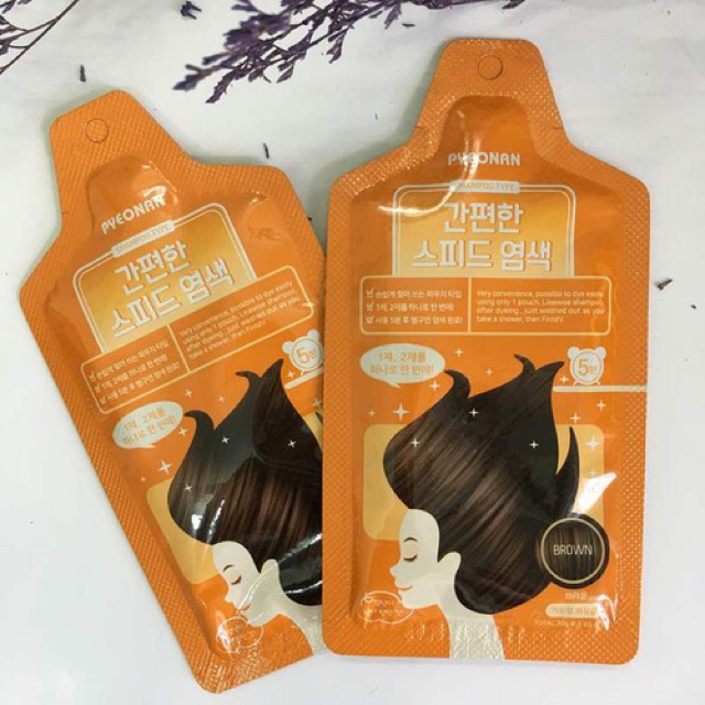 (Hộp 5 gói) gội nhuộm khô phủ bạc thảo dược hàn quốc | BigBuy360 - bigbuy360.vn