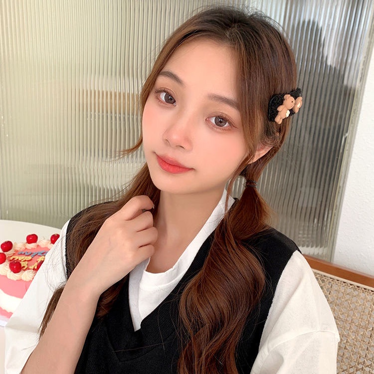 Kẹp Tóc Lông Cừu Thiết Kế Mới Đáng Yêu Thời Trang Mùa Thu Đông Dành Cho Bé Gái 2022