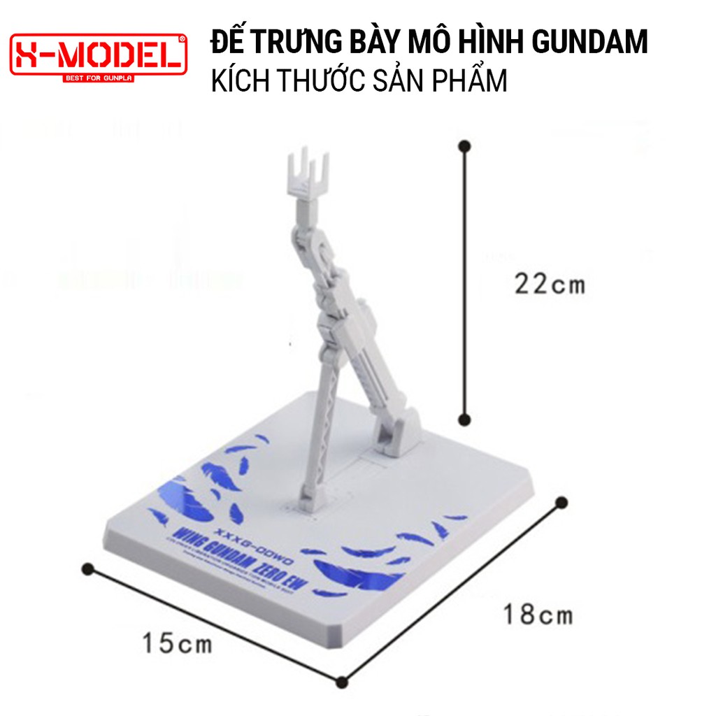 Đế trưng bày nhân vật, mô hình đồ chơi Gundam, X-MODEL XM003  Action Base (HG, RG,MG ) phù hợp 1/100; 1/144