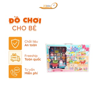 Đồ chơi siêu thị nhà heo peppa cho bé