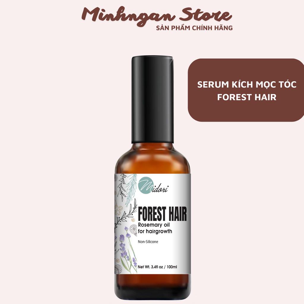 Lược gội đầu AMANI và Serum Kích Mọc Tóc FOREST HAIR Rosemary Oil combo kích mọc tóc giảm rụng