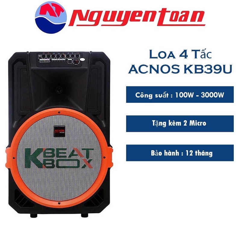 Loa kéo di động Acnos KB39U