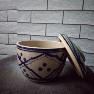 Thố sành, hủ đựng 13 cm