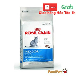 Hạt Thức Ăn Cho Mèo Royal Canin Indoor 27 - Túi 2kg