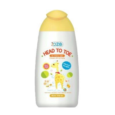 Sữa tắm gội trẻ em OZE Ultra Mild Head To Toe 180ml sạch dịu nhẹ, an toàn cho bé