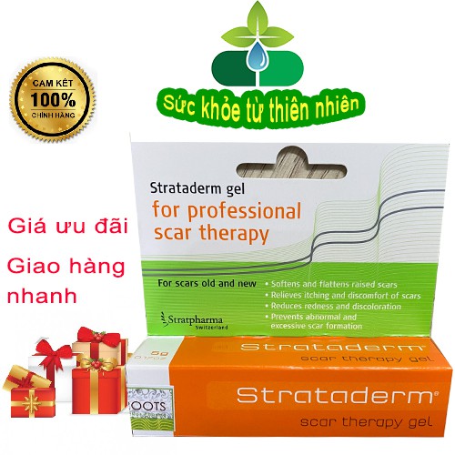 Mờ Sẹo Strataderm Chính Hãng Nhập Khẩu Từ Thụy Sỹ - Tuýp 5g