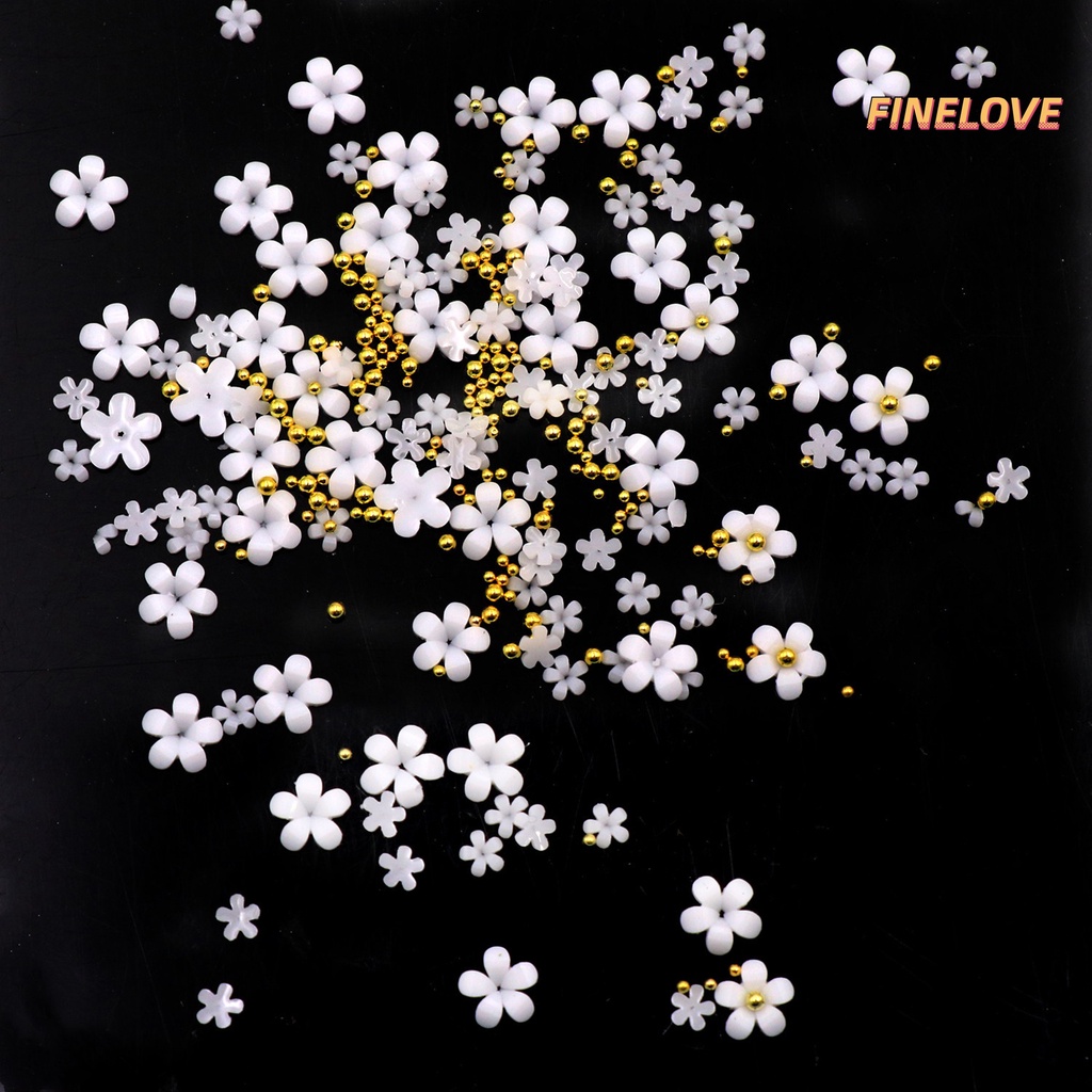 Phụ Kiện Trang Trí Móng Tay Nghệ Thuật Hình Hoa Năm Cánh Bằng Nhựa Resin