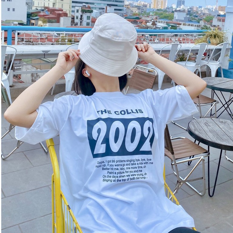 Áo thun nữ / Áo phông nữ tay lỡ form rộng freesize The Collis 2002