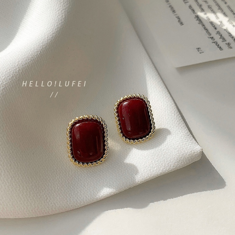 Khuyên Tai Thời Trang Phong Cách Retro Hàn Quốc